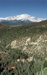 Great views of Pikes Peak & the Garden of the Gods,  Colorado Springs, Colorado. Close to Glen  Eyrie, Colorado College, Colorado City, Manitou Springs, skiing, golfing, & mountain hiking.