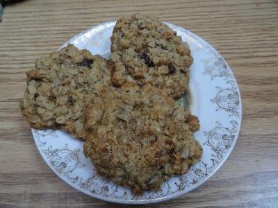 Oatmeal Ginger Cookies