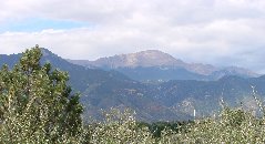 Great views of Pikes Peak & the Garden of the Gods,  Colorado Springs, Colorado. Close to Glen  Eyrie, Colorado College, Colorado City, Manitou Springs, skiing, golfing, & mountain hiking.